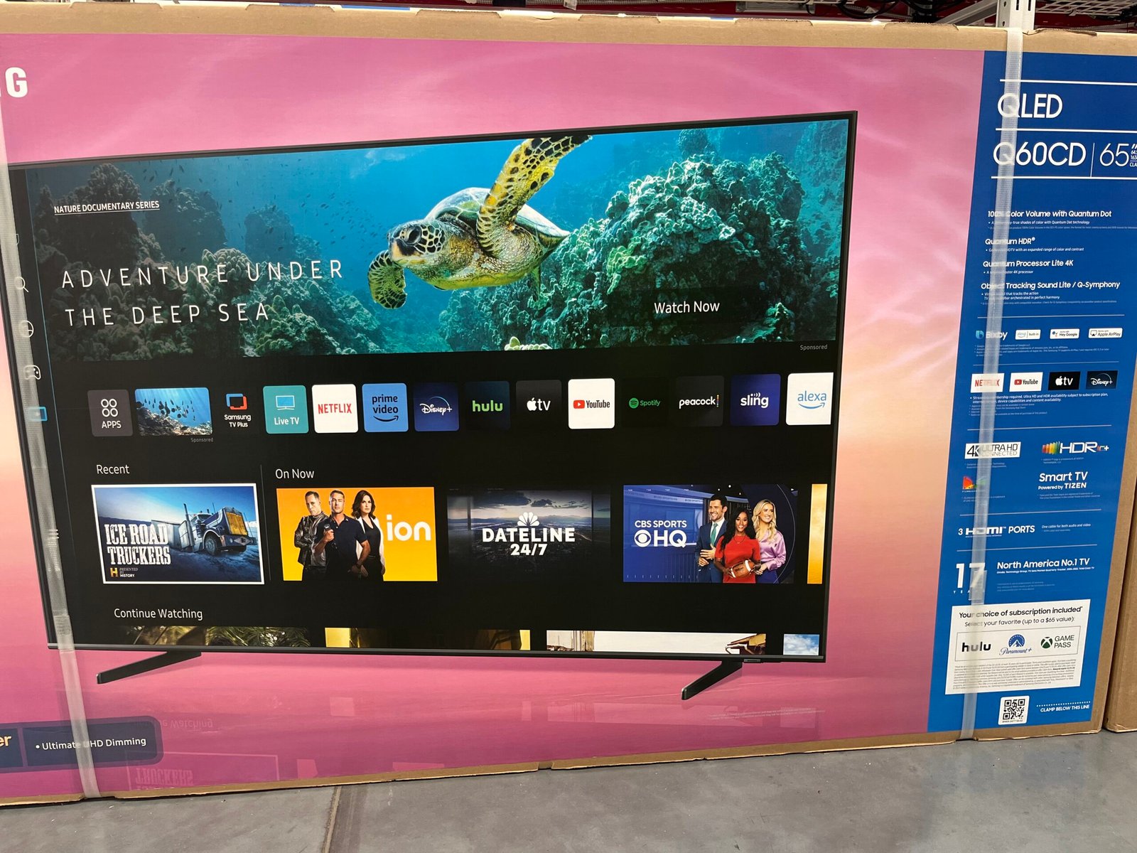 Bulk Samsung QLed TVs